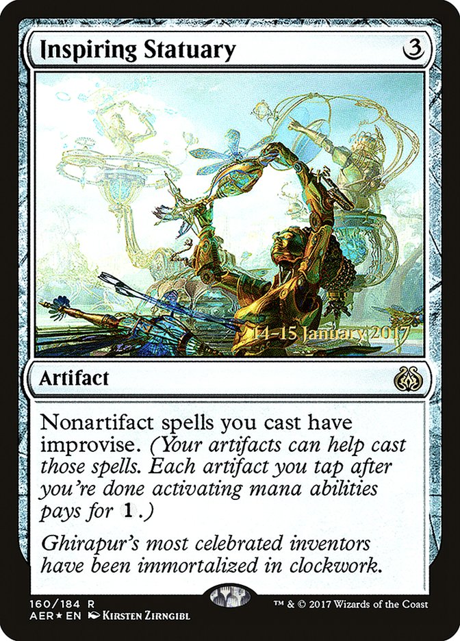 Inspiring Statuary [Aether Revolt Prerelease Promos] | The Time Vault CA