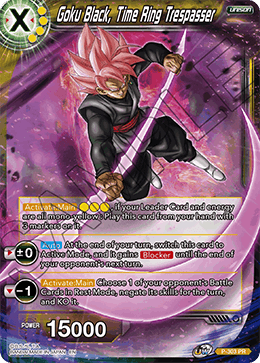 SS Rose Goku Black, Time Ring Trespasser (P-303) [Tournament Promotion Cards] | The Time Vault CA