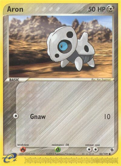 Aron (50/109) [EX: Ruby & Sapphire] | The Time Vault CA