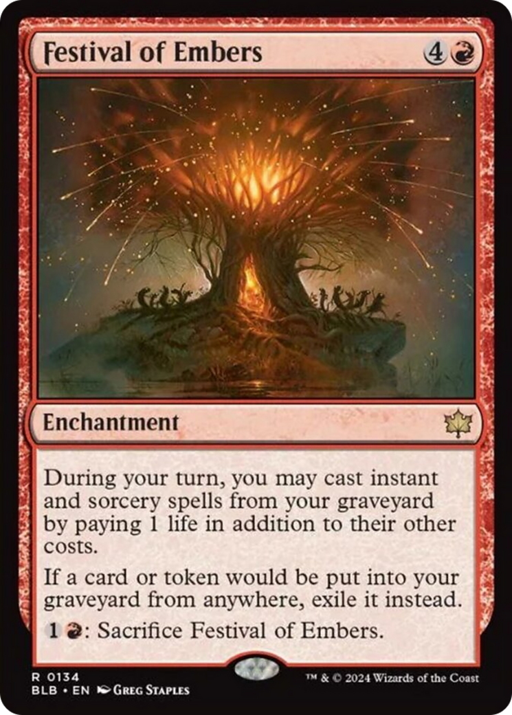 Festival of Embers [Bloomburrow] | The Time Vault CA