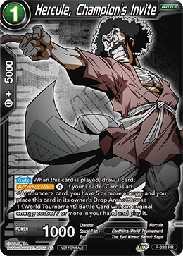 Hercule, Champion's Invite (P-332) [Tournament Promotion Cards] | The Time Vault CA