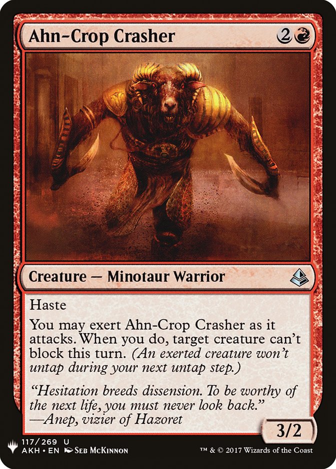 Ahn-Crop Crasher [Mystery Booster] | The Time Vault CA