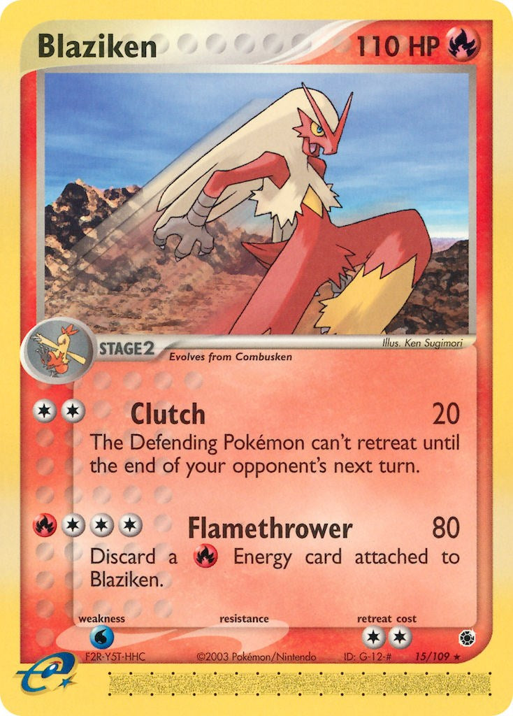 Blaziken (15/109) [EX: Ruby & Sapphire] | The Time Vault CA