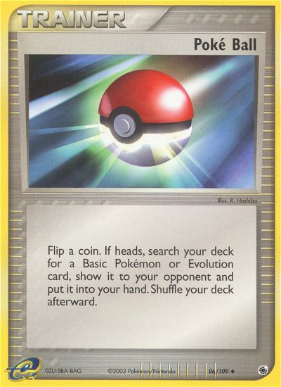 Poke Ball (86/109) [EX: Ruby & Sapphire] | The Time Vault CA