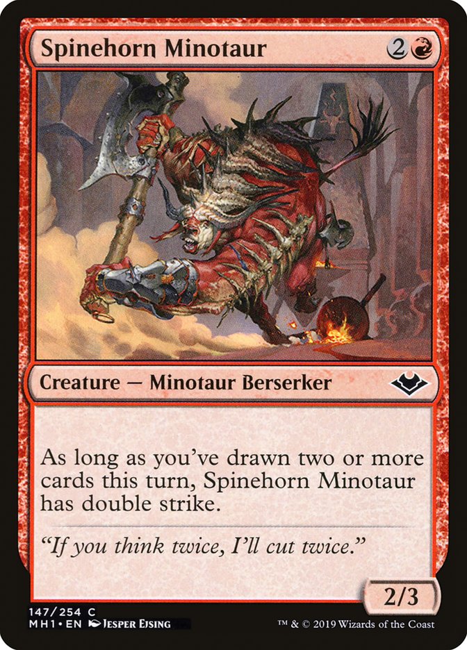 Spinehorn Minotaur [Modern Horizons] | The Time Vault CA