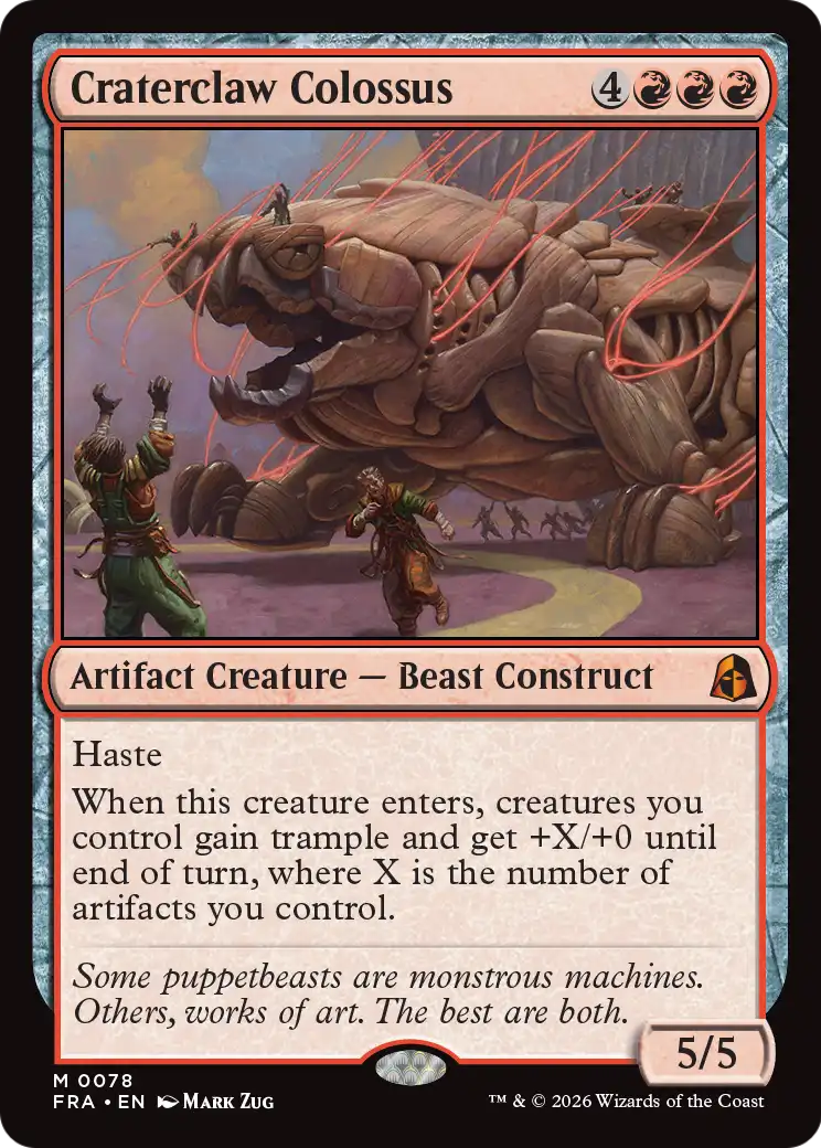 Craterclaw Colossus [Reality Fracture] | The Time Vault CA