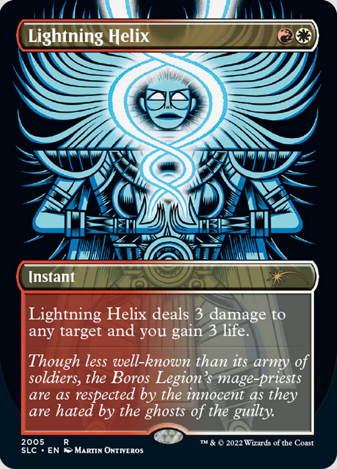 Lightning Helix (Borderless) [Secret Lair Countdown Kit] | The Time Vault CA