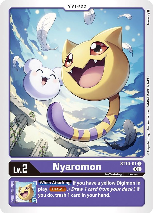 Nyaromon [ST10-01] [Starter Deck: Parallel World Tactician] | The Time Vault CA