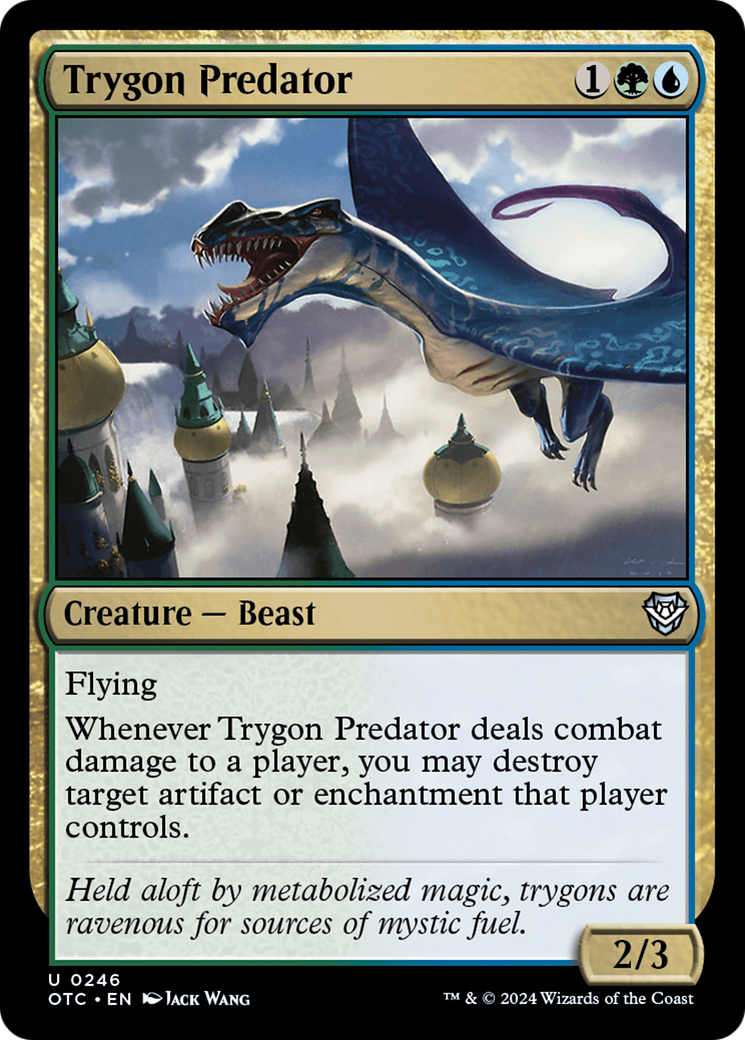 Trygon Predator [Outlaws of Thunder Junction Commander] | The Time Vault CA