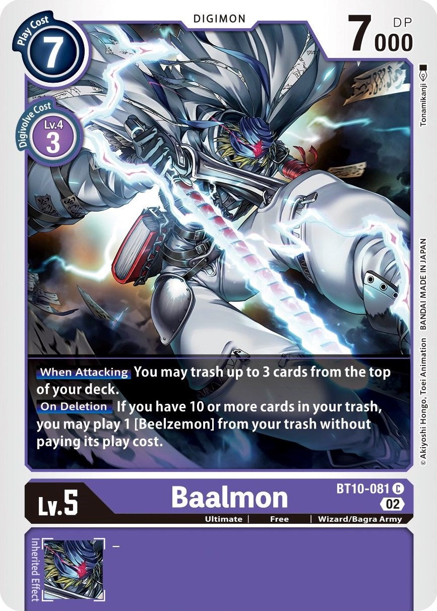 Baalmon [BT10-081] [Xros Encounter] | The Time Vault CA