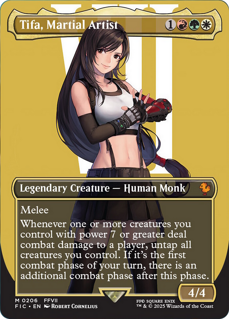 Tifa, Martial Artist (Borderless) [FINAL FANTASY Commander] | The Time Vault CA