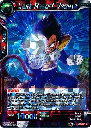 Last Resort Vegeta (BT7-010) [Assault of the Saiyans] | The Time Vault CA