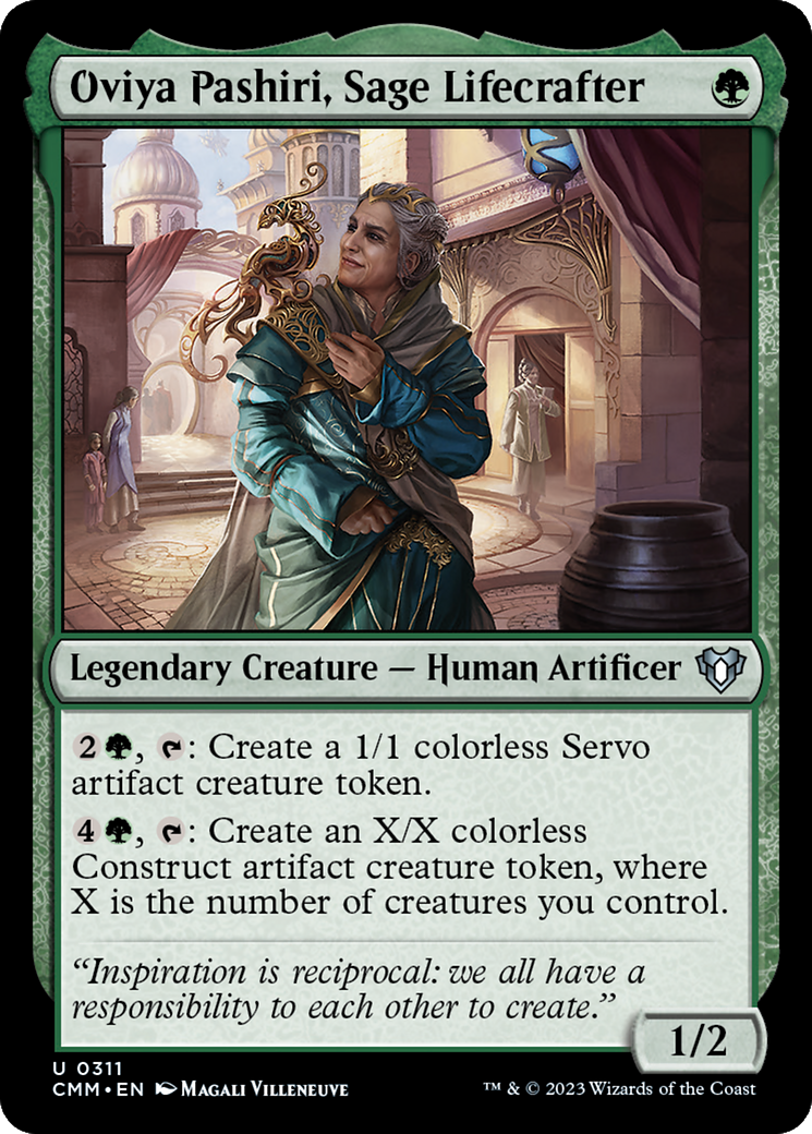 Oviya Pashiri, Sage Lifecrafter [Commander Masters] | The Time Vault CA