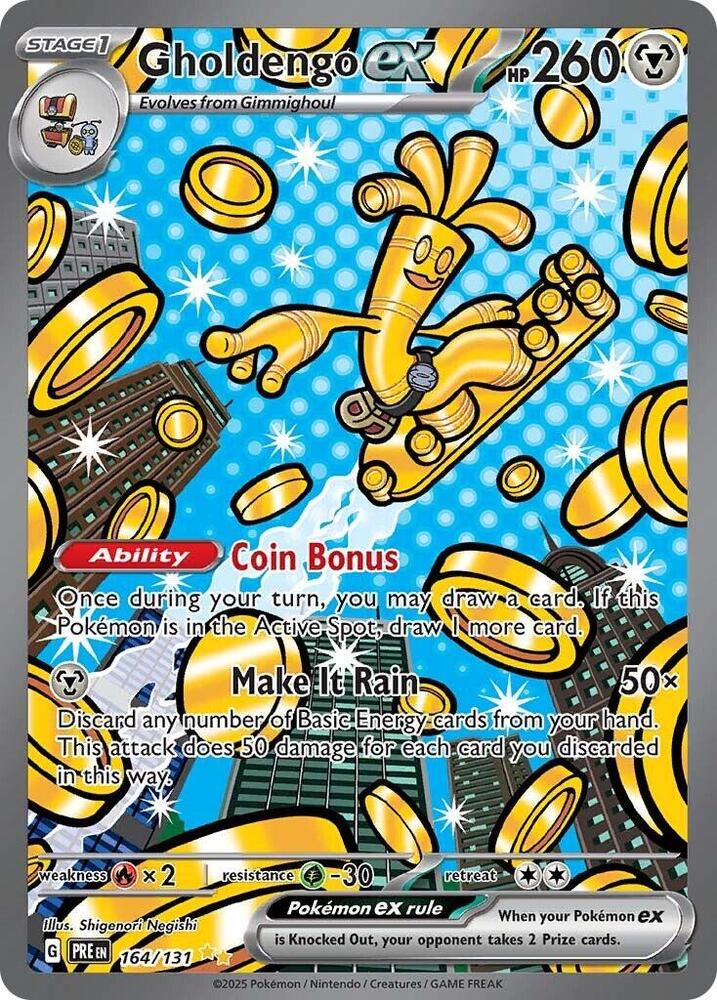 Gholdengo ex (164/131) [Scarlet & Violet: Prismatic Evolutions] | The Time Vault CA