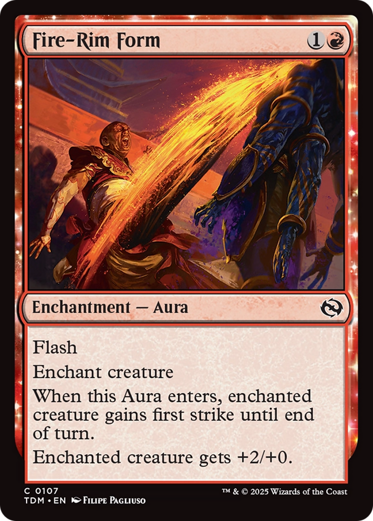 Fire-Rim Form [Tarkir: Dragonstorm] | The Time Vault CA