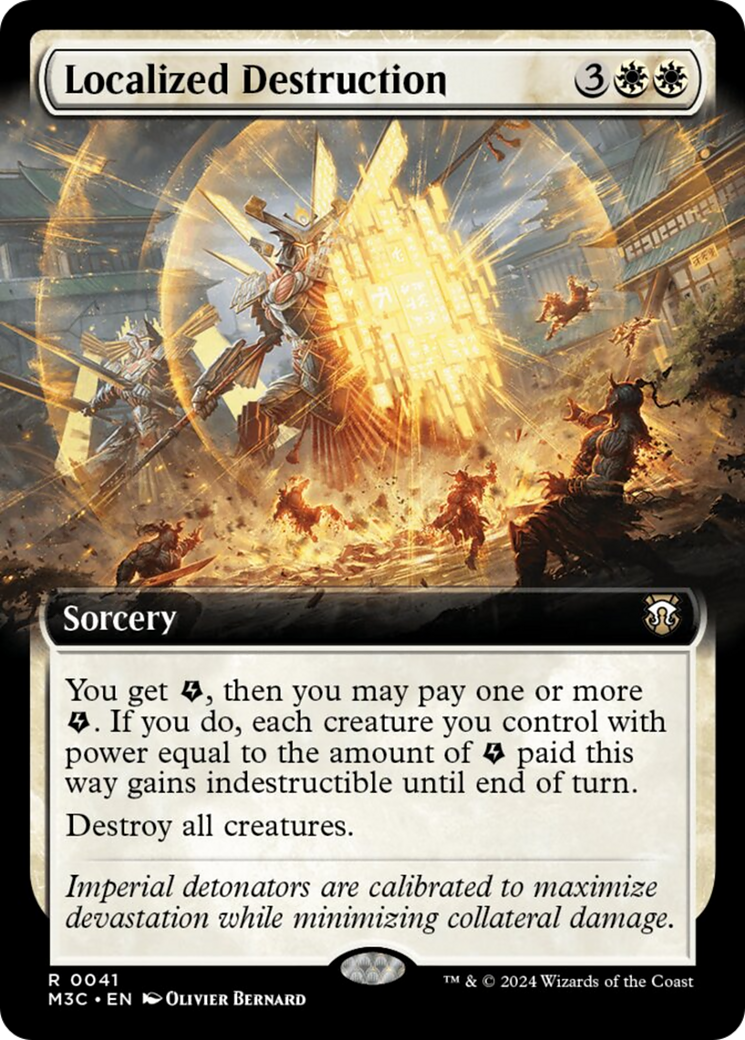 Localized Destruction (Extended Art) [Modern Horizons 3 Commander] | The Time Vault CA