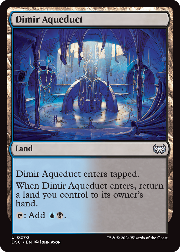 Dimir Aqueduct [Duskmourn: House of Horror Commander] | The Time Vault CA