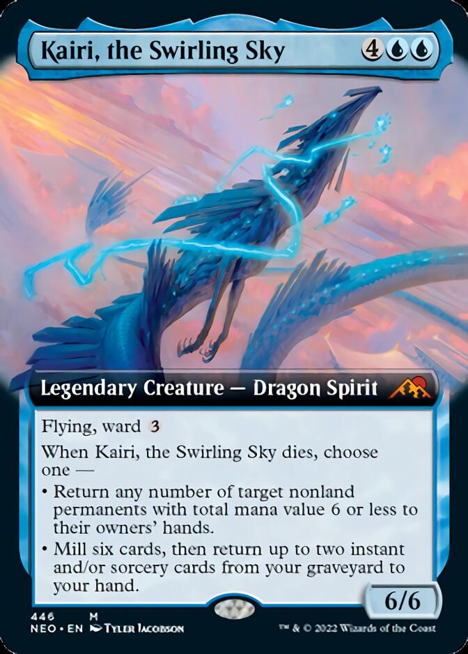 Kairi, the Swirling Sky (Extended Art) [Kamigawa: Neon Dynasty] | The Time Vault CA