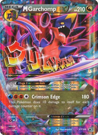 M Garchomp EX (XY168) (Jumbo Card) [XY: Black Star Promos] | The Time Vault CA