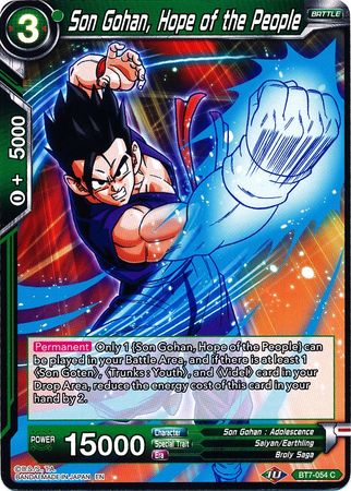 Son Gohan, Hope of the People (BT7-054) [Assault of the Saiyans] | The Time Vault CA