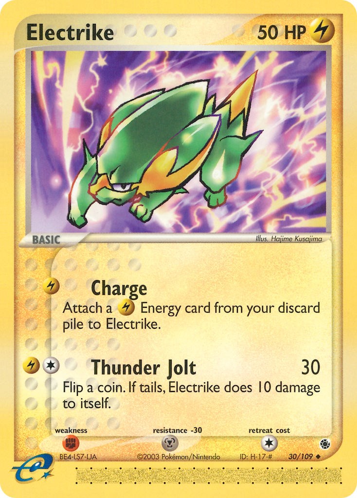 Electrike (30/109) [EX: Ruby & Sapphire] | The Time Vault CA