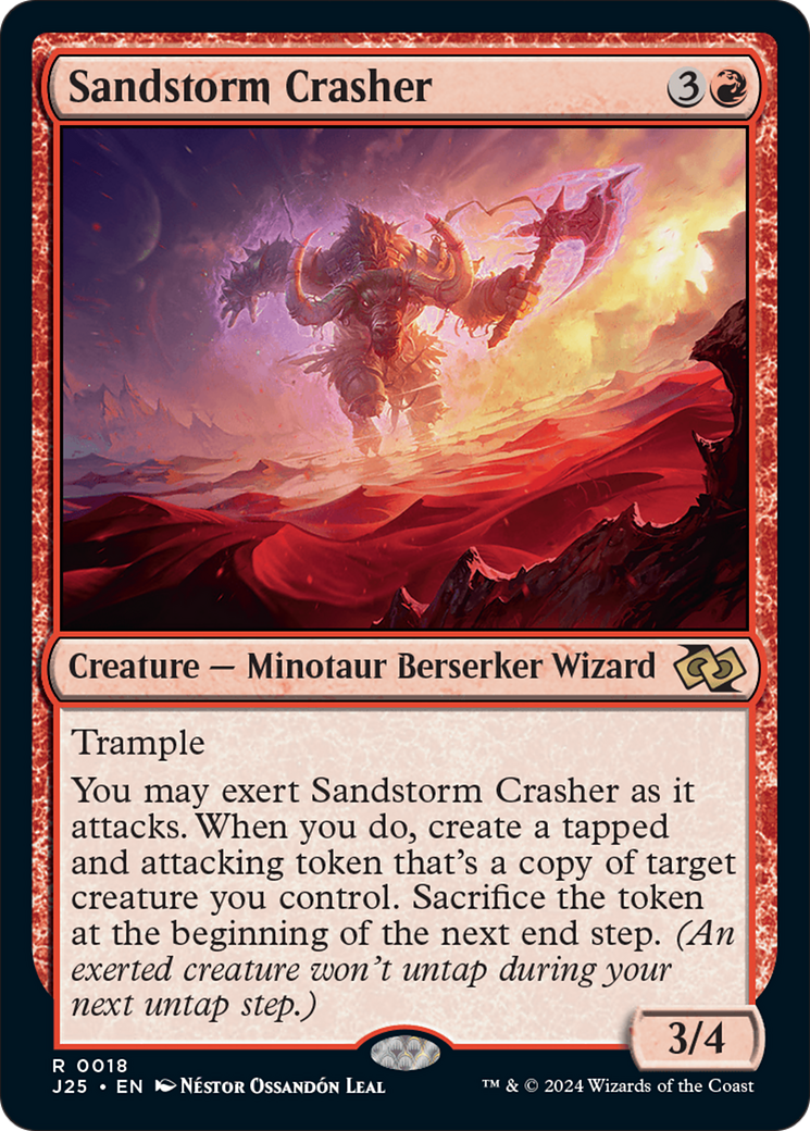 Sandstorm Crasher [Foundations Jumpstart] | The Time Vault CA