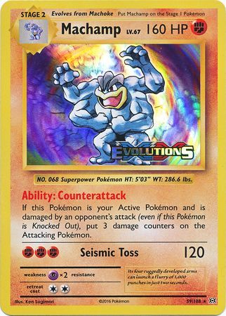 Machamp (59/108) (XY Evolutions Prerelease) [XY: Black Star Promos] | The Time Vault CA