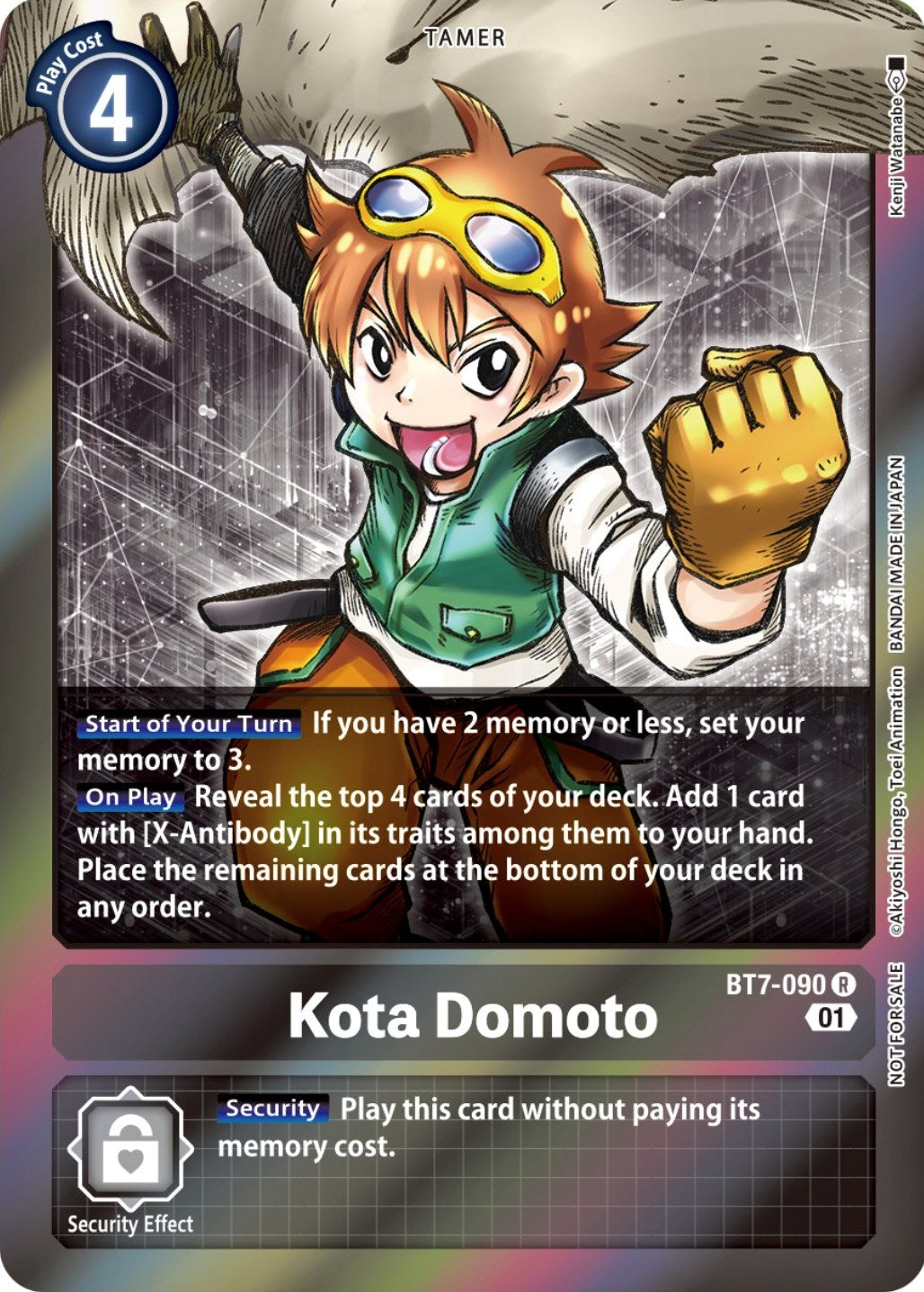 Kota Domoto [BT7-090] (Event Pack 4) [Next Adventure Promos] | The Time Vault CA