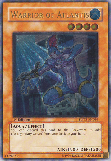 Warrior of Atlantis [FOTB-EN016] Ultimate Rare | The Time Vault CA