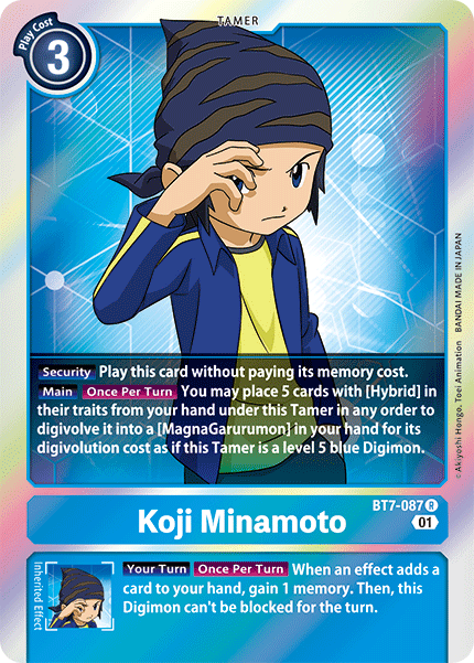 Koji Minamoto [BT7-087] [Next Adventure] | The Time Vault CA