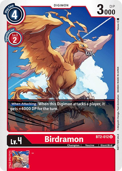Birdramon [BT2-012] (Official Tournament Pack Vol.3) [Release Special Booster Promos] | The Time Vault CA