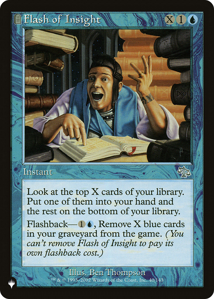 Flash of Insight [The List] | The Time Vault CA