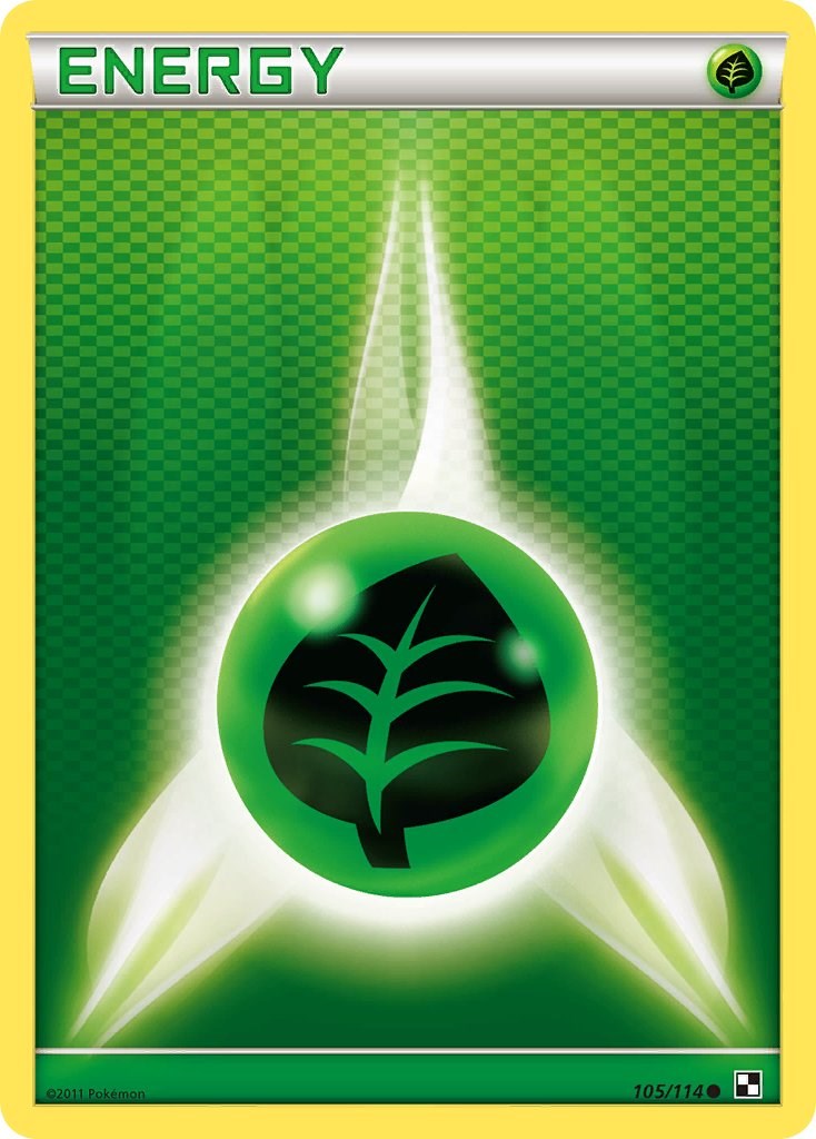 Grass Energy (105/114) [Black & White: Base Set] | The Time Vault CA