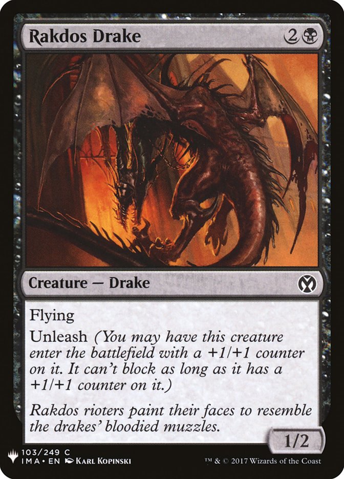 Rakdos Drake [Mystery Booster] | The Time Vault CA