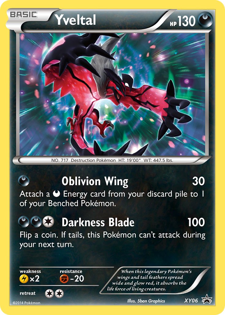 Yveltal (XY06) [XY: Black Star Promos] | The Time Vault CA