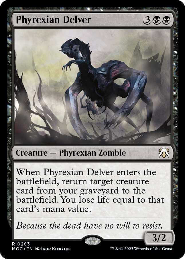 Phyrexian Delver [March of the Machine Commander] | The Time Vault CA