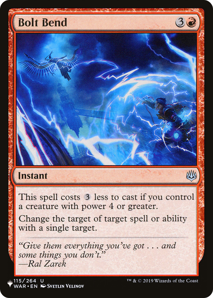 Bolt Bend [The List] | The Time Vault CA