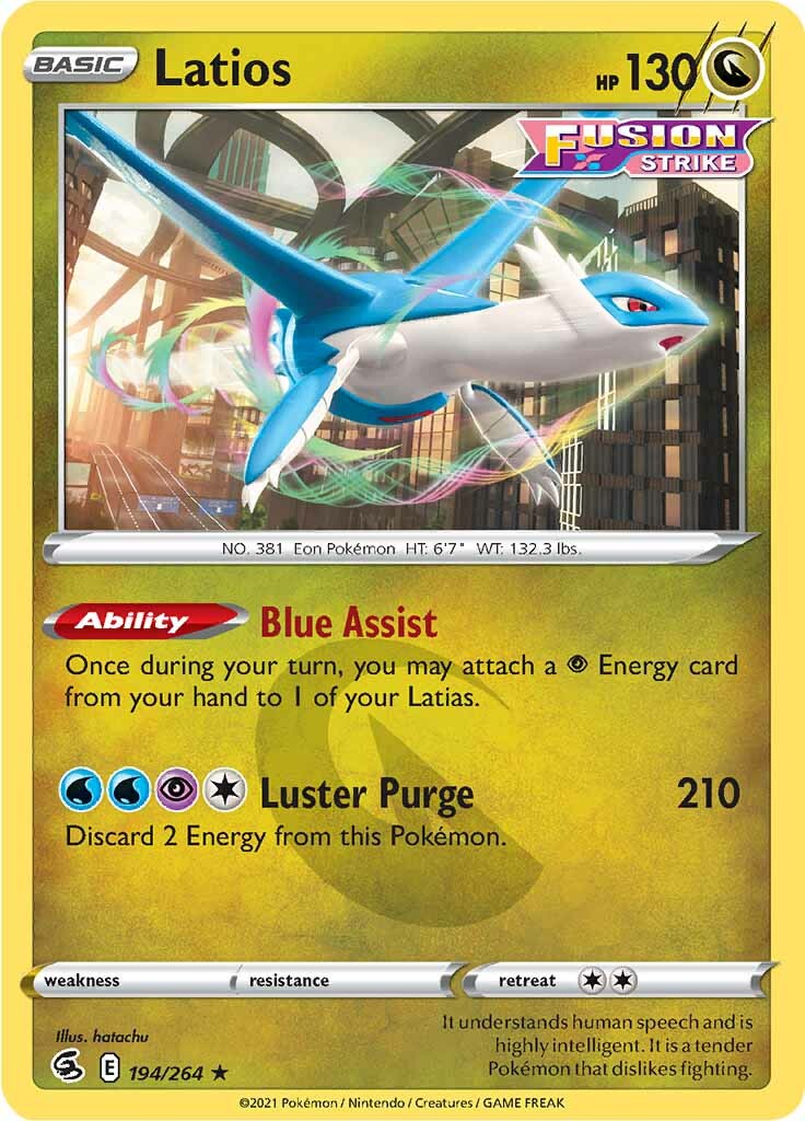 Latios (194/264) [Sword & Shield: Fusion Strike] | The Time Vault CA