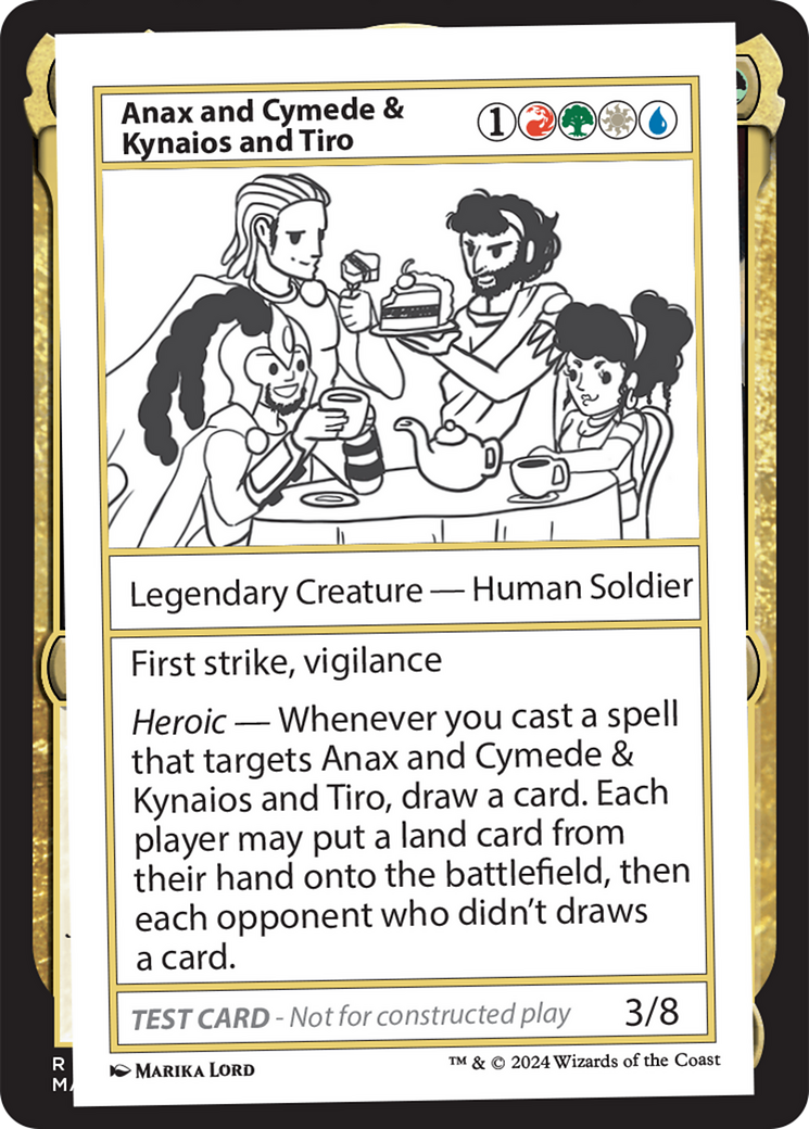 Anax and Cymede & Kynaios and Tiro [Mystery Booster 2 Playtest Cards] | The Time Vault CA