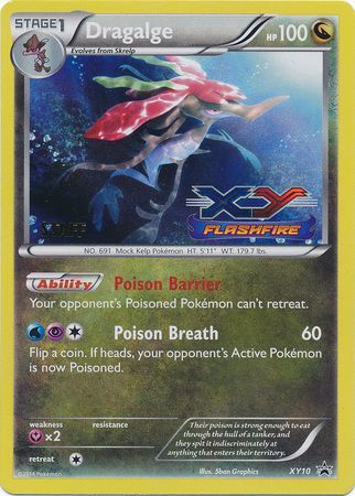 Dragalge (XY10) (Staff) [XY: Black Star Promos] | The Time Vault CA