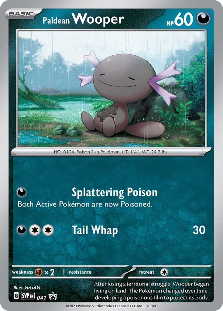 Paldean Wooper (041) [Scarlet & Violet: Black Star Promos] | The Time Vault CA