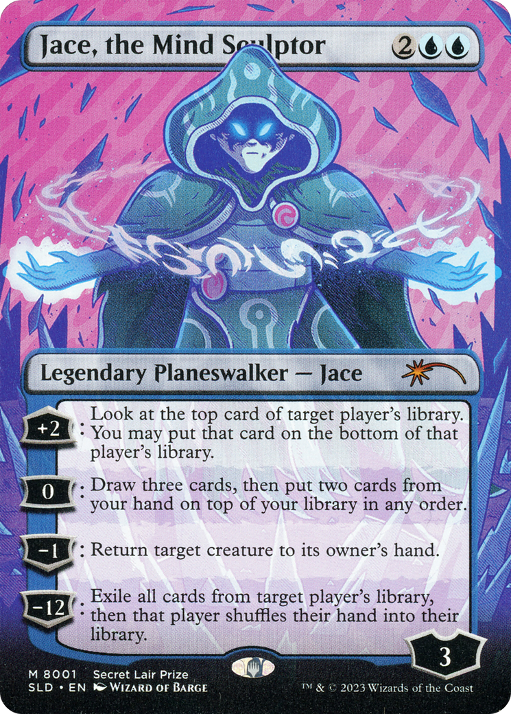 Jace, the Mind Sculptor (Borderless) [Secret Lair Drop Promos] | The Time Vault CA