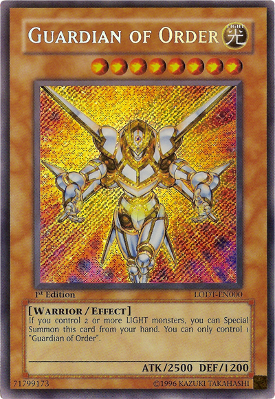 Guardian of Order [LODT-EN000] Secret Rare | The Time Vault CA