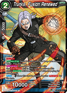 Trunks, Fusion Renewed (Common) (BT13-132) [Supreme Rivalry] | The Time Vault CA