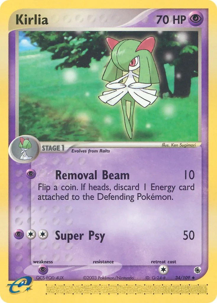 Kirlia (34/109) [EX: Ruby & Sapphire] | The Time Vault CA