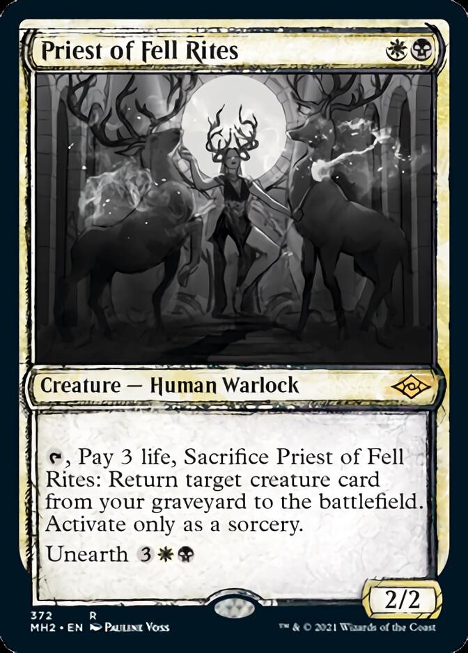 Priest of Fell Rites (Sketch) [Modern Horizons 2] | The Time Vault CA