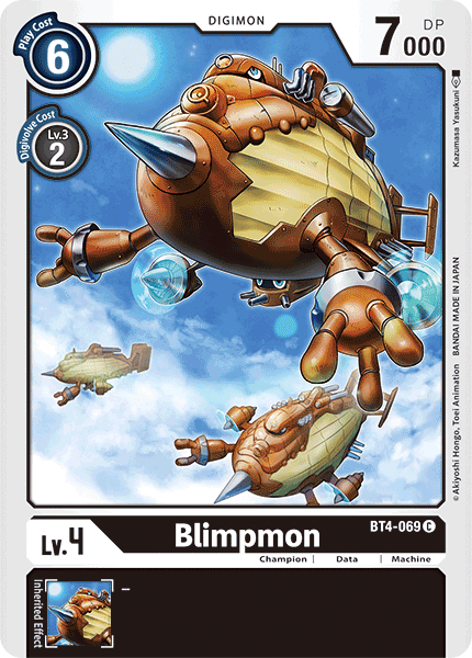 Blimpmon [BT4-069] [Great Legend] | The Time Vault CA