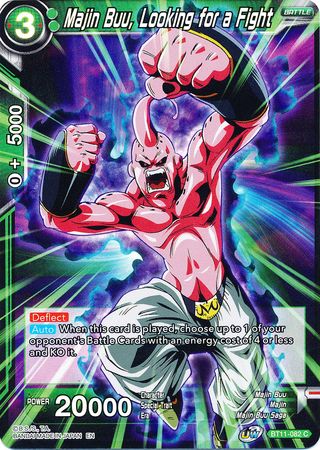 Majin Buu, Looking for a Fight (BT11-082) [Vermilion Bloodline 2nd Edition] | The Time Vault CA