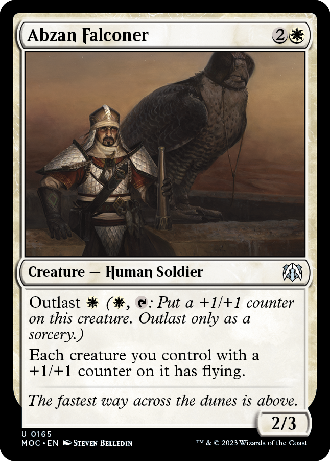 Abzan Falconer [March of the Machine Commander] | The Time Vault CA