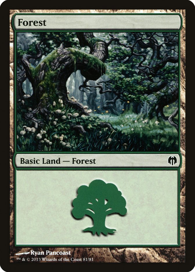 Forest (81) [Duel Decks: Heroes vs. Monsters] | The Time Vault CA